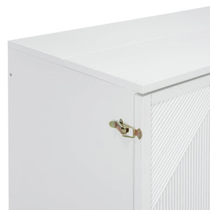 English Elm Full Size Murphy Bed Cabinet with Usb Charging Drawer and Rolling Base for Studios LP000597AAK