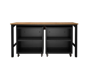 Manhattan Comfort Fortress Modern Garage Set Charcoal Grey 14GMC-CH