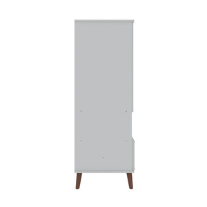 Manhattan Comfort Hampton Mid-Century Modern Cabinet White 14PMC1
