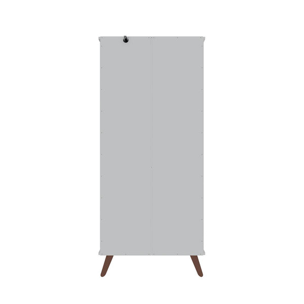 Manhattan Comfort Hampton Mid-Century Modern Cabinet White 14PMC1