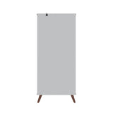 Manhattan Comfort Hampton Mid-Century Modern Cabinet White 14PMC1