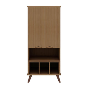Manhattan Comfort Hampton Mid-Century Modern Cabinet Maple Cream 14PMC5