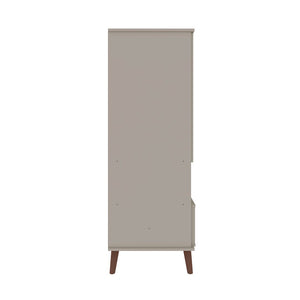 Manhattan Comfort Hampton Mid-Century Modern Cabinet Off White 14PMC6