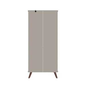Manhattan Comfort Hampton Mid-Century Modern Cabinet Off White 14PMC6