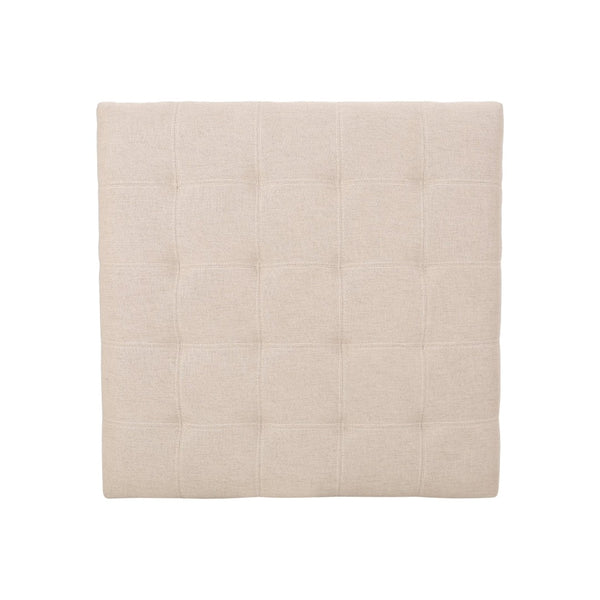 English Elm Upholstered Waffle Tufted Storage Ottoman with Birch Legs for Modern Living Rooms Wheat N757P377356I