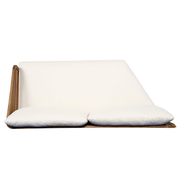 English Elm Christopher Knight Home® - Royal Acacia Patio Right-Arm Sofa Set - Elegant Outdoor Seating With Plush Cushions For Comfort N773P291730B