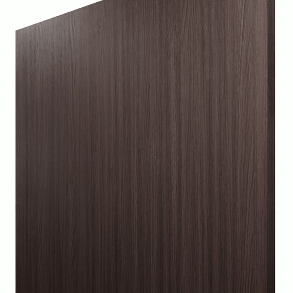 English Elm 36 in Espresso Melamine Flush Interior Door Slab with Mdf Core Modern Finish B2763P486367