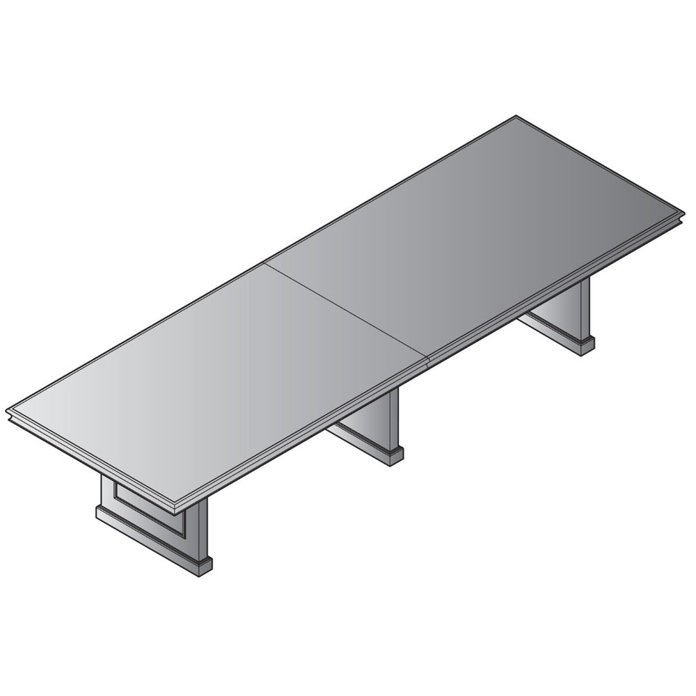 OSP Home Furnishings Townsend Large Rectangular Dining Table Seats Many with Timeless Clean Lines TOW-62-CHY