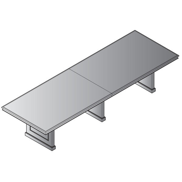 OSP Home Furnishings Townsend Large Rectangular Dining Table Seats Many with Timeless Clean Lines TOW-62-CHY