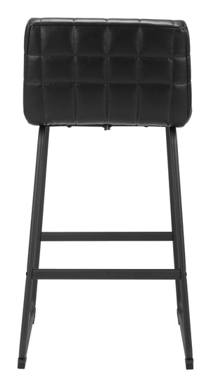 Pago Barstool - Set of 2 Black 110069 Zuo Modern