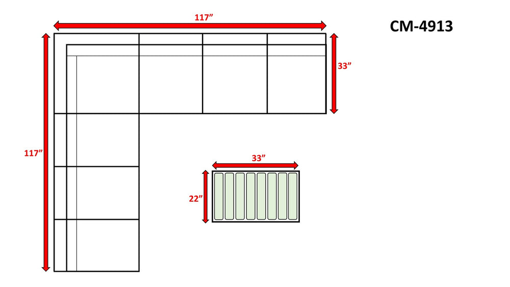 English Elm Fully Assembled 8-Piece Wicker Patio Seating Set With Plush Cushions For Outdoor Comfort & Style B120S00124