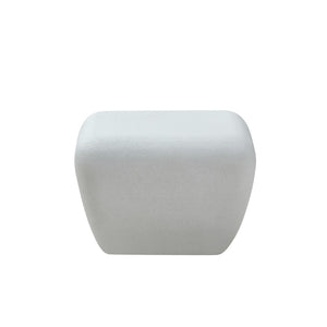 English Elm Modern Travertine Textured Fiberglass Accent Table for Minimalist Living Spaces W2085P399100
