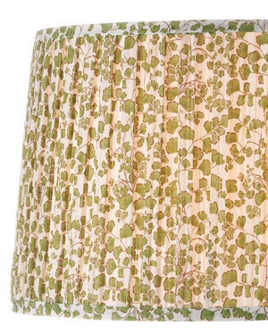 Currey & Company Maiden Tapered Lamp Shade - Ginkgo-inspired Pleated Design For A Chic And Stylish Home Decor Upgrade Green Cotton 0900-6001-currey-company