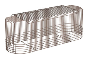 Zuo Modern Pitch Coffee Table Set - Modern Industrial Design, Durable Steel Frame, Versatile 3-piece Ensemble Bronze Steel 110323-zuo-modern