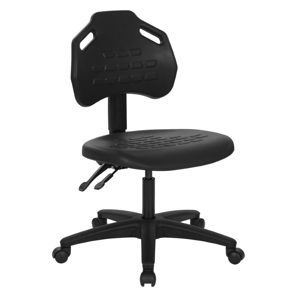 OSP Home Furnishings Task Chair with Ergonomic Lumbar Support Urethane Seat Greenguard Certified for Office Use KH81303