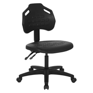 OSP Home Furnishings Task Chair with Ergonomic Lumbar Support Urethane Seat Greenguard Certified for Office Use KH81303