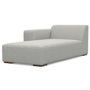 English Elm Rex Left Chaise Sofa Module - Eco-Friendly Pale Grey Fabric, Versatile Design & Ultimate Comfort B136P199241-GIGA