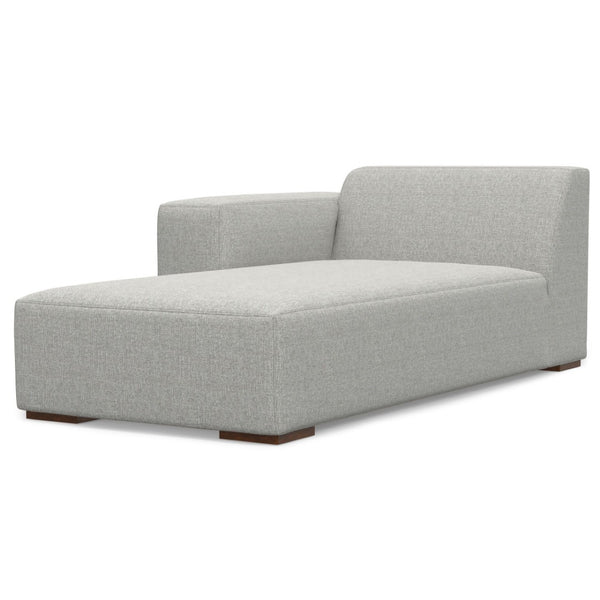 English Elm Rex Left Chaise Sofa Module - Eco-Friendly Pale Grey Fabric, Versatile Design & Ultimate Comfort B136P199241-GIGA
