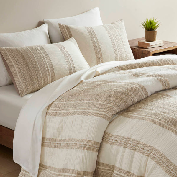 English Elm 3PCS King Comforter Set – Plush Washed Microfiber Comforter & Shams, Hypoallergenic 100% Poly Fill Luxury Tan 23.03 L x 21.46 W x 14.17 H B035P341117