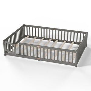 English Elm Twin Xl White Iron Loft Bed with Guardrails and Ladder for Dorm or Teen Room W1580P433579