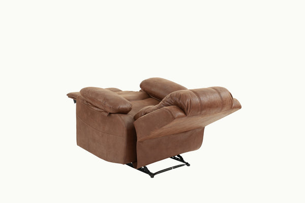 English Elm Modern Leatherette Power Recliner with Usb Port Plush Arms for Living Room Comfort B011P467870
