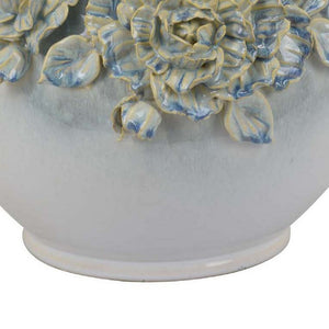 English Elm Lyna Glossy Ceramic Planter Set Speckled Glaze Rounded Form for Indoor Shelves B056P416956