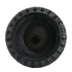 English Elm Christopher Knight Home® - MGO Hand-Painted Garden Urn 27" H in Antique White Finish with Drainage Hole for Healthy Plants Antique Black N772P301484B