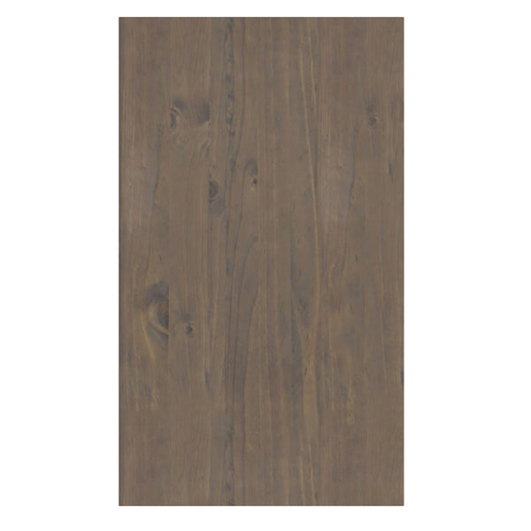 English Elm Ela Narrow End Table in Smoky Brown Wood, Handcrafted Solid Wood, Drawer & Open Shelf Storage, Transitional Style B136P203458