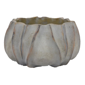 English Elm Kier Antique Gray Terracotta Planter Weathered Rustic Indoor Outdoor Patio Decor B056P417091