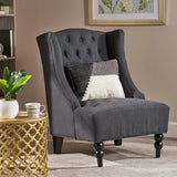 Christopher Knight Home® - Noble House - Toddman High-Back Fabric Club Chair