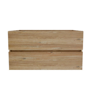 English Elm Grace Floating Oak Bathroom Vanity Wall Mounted with Soft Close Drawers Modern Style W1865P352873
