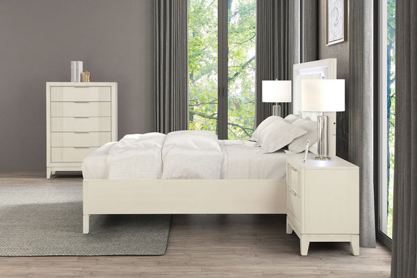 English Elm Strong Transitional Eastern King Panel Bed Walnut Rubberwood Carved Tall Headboard B2741S00924