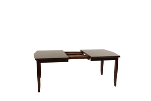 English Elm Espresso Rubberwood Dining Table 60" with Self-Storing 18" Butterfly Leaf Modern 30"H Elegance B011P342789