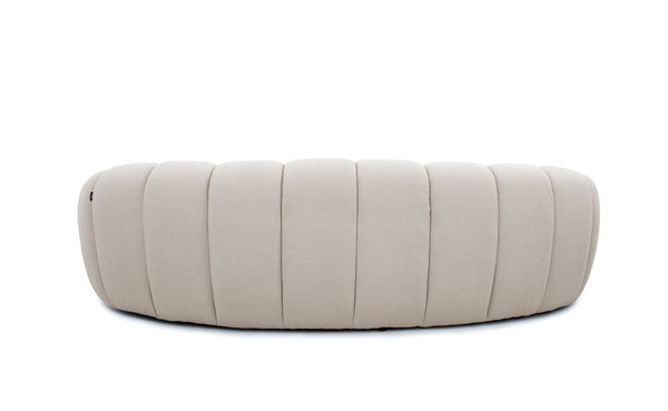 VIG Furniture Divani Casa Yolonda - Modern Curved Beige Fabric Sofa Set VGEV2126C-SET-C-01