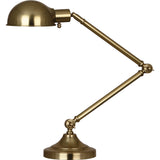 Robert Abbey Kinetic Brass Table Lamp Natural Brass Metal Shade