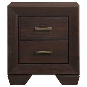 English Elm Warwick Twin Bedroom Set with Leatherette Upholstered Bed and Coordinated Storage Pieces B062S00755