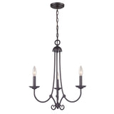 Montgomery 20'' Wide 3-Light Chandelier - Oil Rubbed Bronze 1503CH/10 Thomas