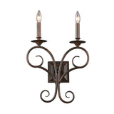 Gloucester 17.5'' High 2-Light Sconce - Weathered Bronze 15040/2 Elk Lighting