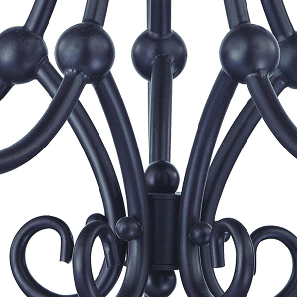 Thomas Lighting Montgomery Five Light Candelabra Chandelier Oil Rubbed Bronze for Dining or Entryway 1505CH/10