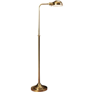 Robert Abbey Kinetic Brass Floor Lamp Antique Brass Finish Metal Shade