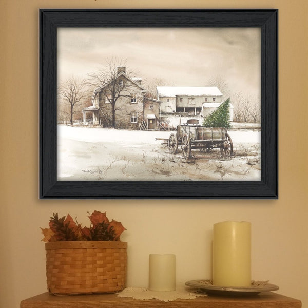 English Elm Trendy Decor 4u Minimalist Tree Framed Print Farmhouse Bedroom Living Room Wall Art B06785895