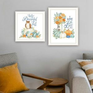 English Elm Trendy Decor 4u Fall Typography Two Piece Framed Art Set for Autumn Home Walls B067P256637