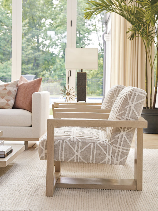 Lexington Tommy Bahama Home Flanders Chair - Embrace Relaxed Resort Living With Clean Lines And Elegant Sand Drift Finish  Wood 1508-11-40