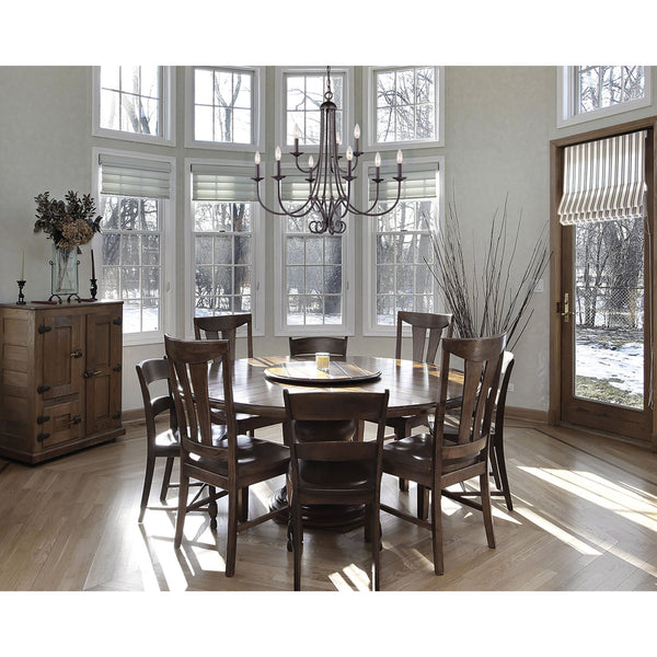 Thomas Lighting Montgomery 9 Light Candelabra Chandelier Oil Rubbed Bronze Transitional Dining Room 1509CH/10