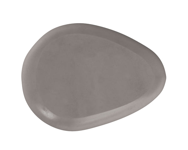 Sunpan Corvo Contemporary Side Table - Unique Natural Concrete Design for Indoor & Outdoor Spaces Grey