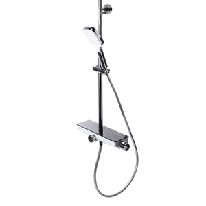 English Elm Triple Function Wall Mounted Shower System with Rainfall Handheld and Copper Body W2071P227920