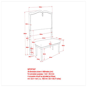 Worldwide Home Furnishings Aurora-54''/60'' Adjustable Headboard & Stylish Velvet Bench Set - Perfect For Double Or Queen Beds! Grey,Black Velvet,Wood 151-585d_Q-gy
