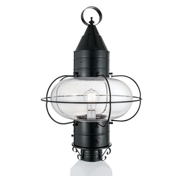 Classic Onion 22.5'' High 1-Light Outdoor Post Light - Black 1510-BL-SE Norwell