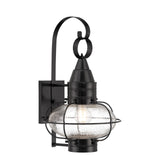 Classic Onion 18.5'' High 1-Light Outdoor Sconce - Black 1512-BL-SE Norwell