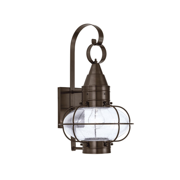 Classic Onion 18.5'' High 1-Light Outdoor Sconce - Bronze 1512-BR-SE Norwell